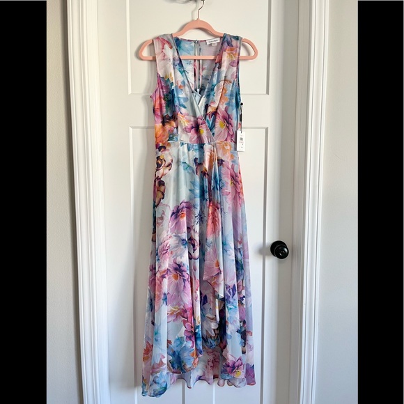 Calvin Klein Dresses & Skirts - NWT Calvin Klein Floral Watercolor Sleeveless Dress Size 6